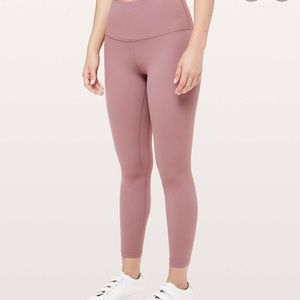 Lululemon 28” Red Dust/Spanish Rose Aligns